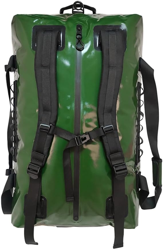 120L Waterproof Duffel Dry Bag With Waterproof Zipper - Buffalo Gear  