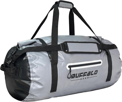 80L Roll Top Waterproof Duffel Dry Bag,Travel Duffel Bag For Outdoor - Buffalo Gear  