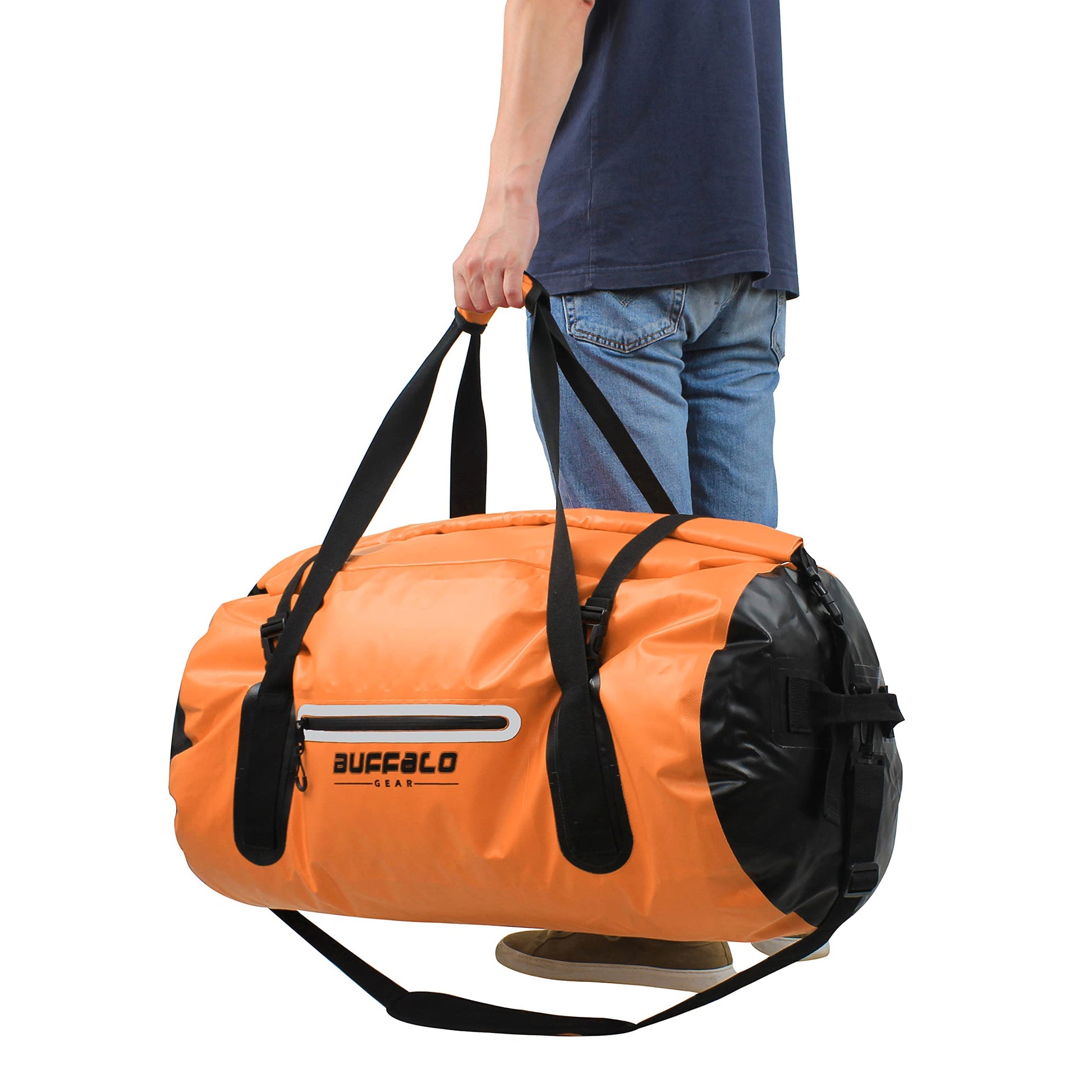60L Roll Top Waterproof Duffel Dry Bag, Travel Duffel Bag For Outdoor - Buffalo Gear  