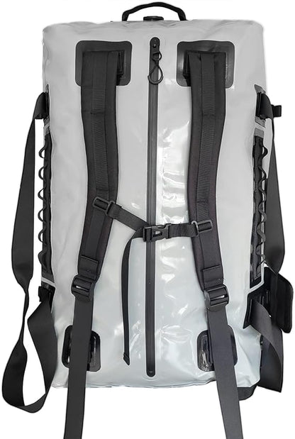 120L Waterproof Duffel Dry Bag With Waterproof Zipper - Buffalo Gear  