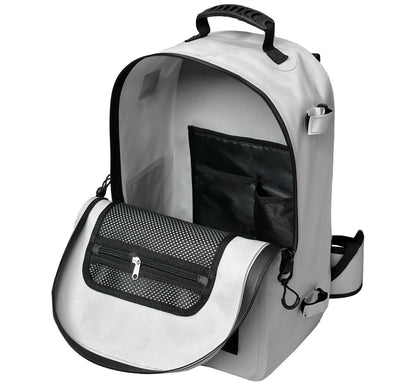 27QT Waterproof Fishing Backpack with Rod Holder