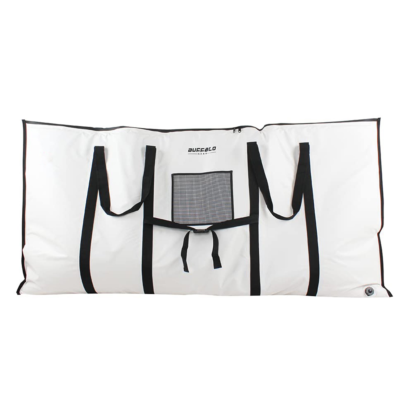 80x40'' Collapsible Insulated Fish Cooler Bag Front View with YKK Zipper, Perfect for Outdoor Use - Buffalo Gear