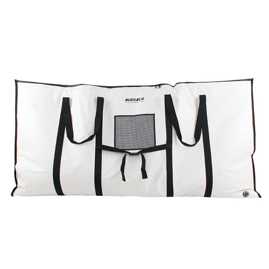 80x40'' Collapsible Insulated Fish Cooler Bag Front View with YKK Zipper, Perfect for Outdoor Use - Buffalo Gear