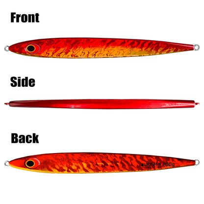 Saltwater Fishing Jigs, 7.1oz True Spin Jig - Buffalo Gear  