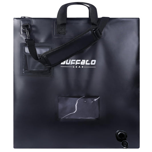 25'' Waterproof Fish Bag With Aerator Pocket for Live Bait