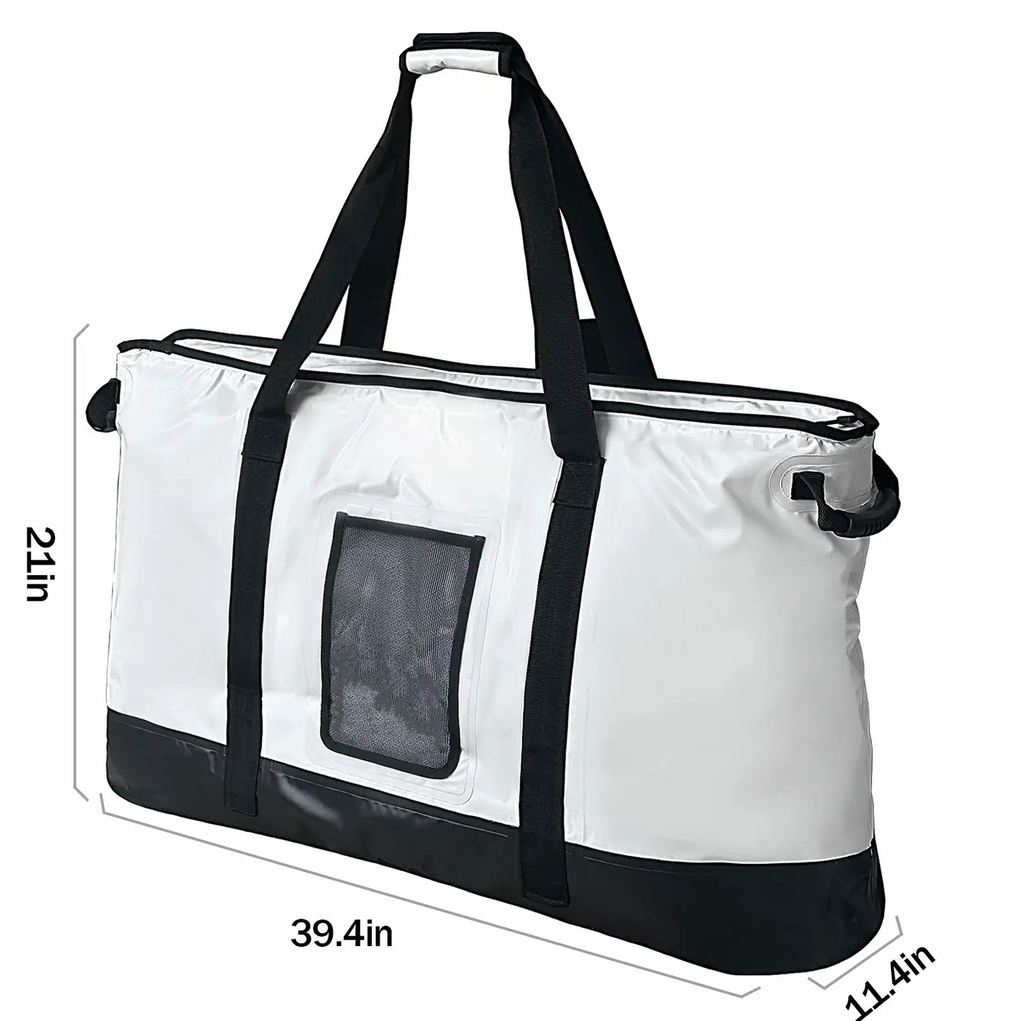 105qt Fish Cooler Bag with YKK Zipper, Flat Bottom - Buffalo Gear  