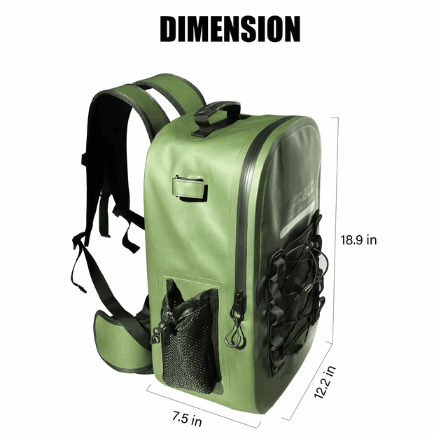 Fly fishing backpack with rod holder deals