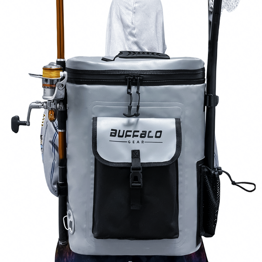 21QT Insulated Fish Cooler Backpack, Waterproof Fish Kill Backpack