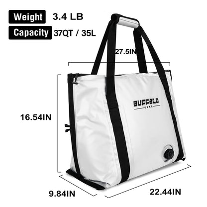 37QT Fish Cooler Bag With Flat Bottom