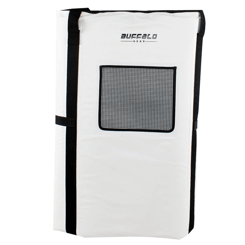 Folded 80x40'' Collapsible Insulated Fish Cooler Bag, Lightweight and Compact for Easy Storage and Portability - Buffalo Gear